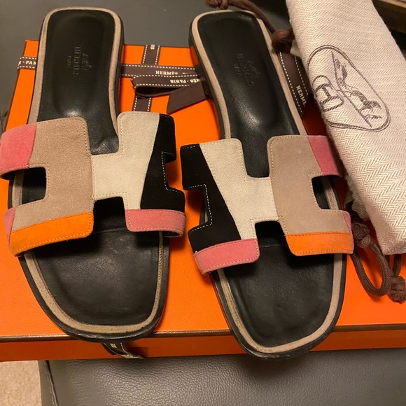 Hermes Oran suede slides - SOLD - Picture 4 of 8